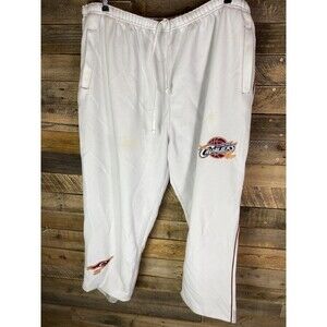 Vintage Cleveland Cavaliers Sz 4X  Mens White Warm Pants For Patches?